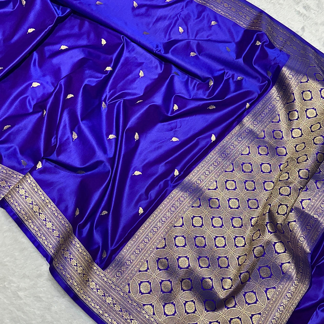 Elegant Banarasi Mashru Silk Saree for Wedding and Festive Wear