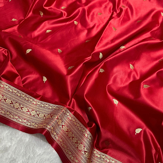 Elegant Banarasi Mashru Silk Saree for Wedding and Festive Wear