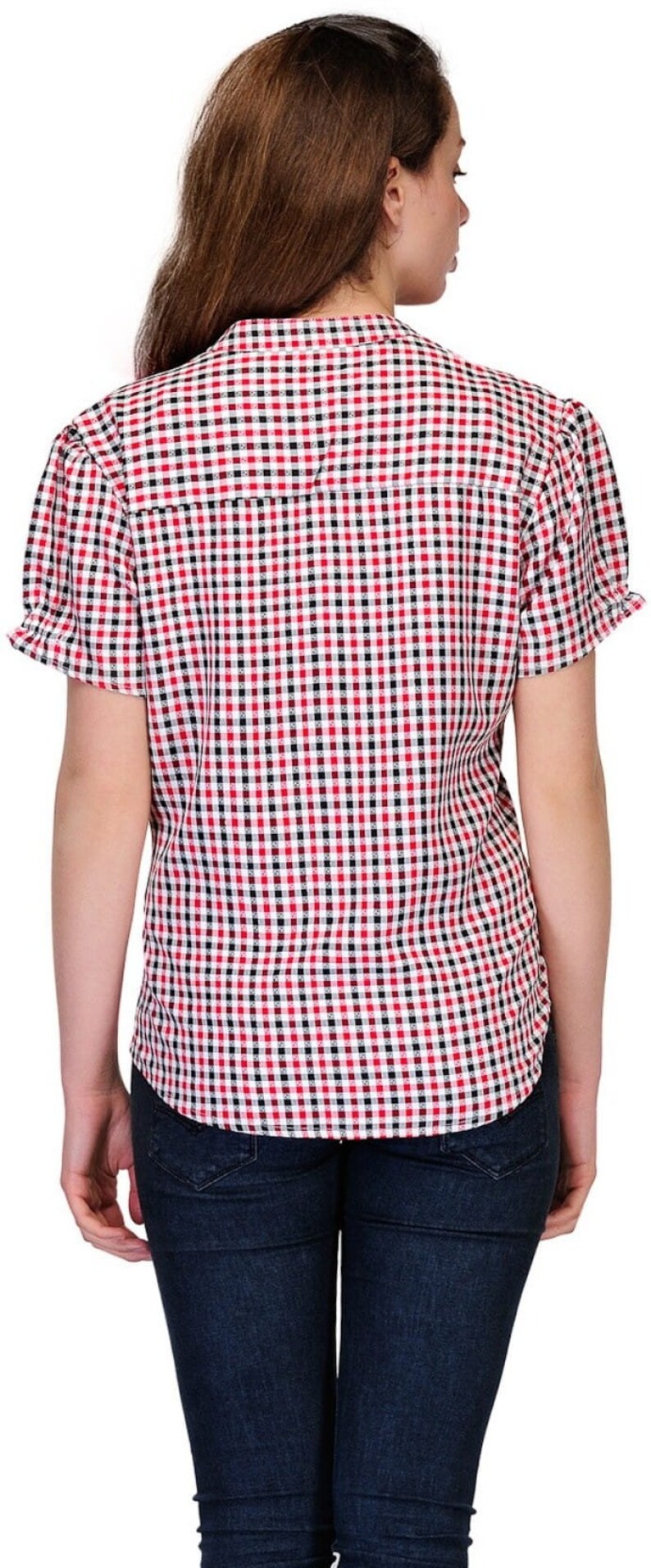 Black  and white  check top for women , FREE  DELIVERY