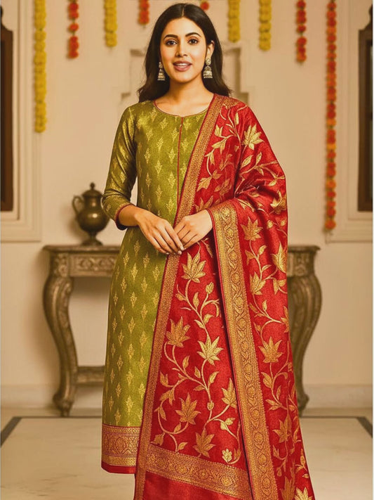 Bridal Salwar Kameez , Unstitched Suit for Weddings & Festive Celebrations