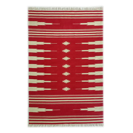 Red  and white  rug  for Christmas   ,  FREE DELIVERY