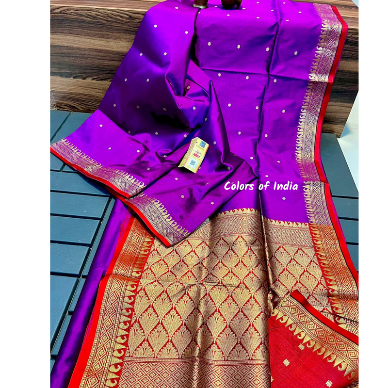 Banarasi  Katan  100 % Pure Silk Sarees ,  FREE DELIVERY