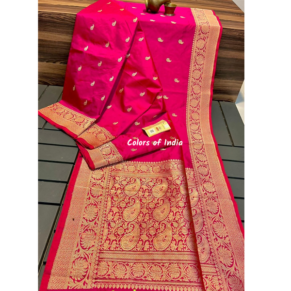Banarasi  Katan  100 % Pure Silk Sarees ,  FREE DELIVERY