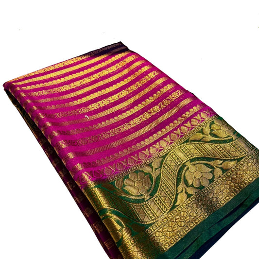 Banarasi wedding   saree with  blouse piece ,  FREE  DELIVERY