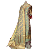 Banarasi   silk jacquard  wedding dress material  , FREE  DELIVERY