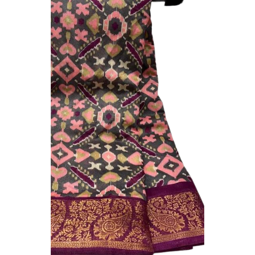 Handloom  Patola  Dola Silk  Saree ,  FREE DELIVERY