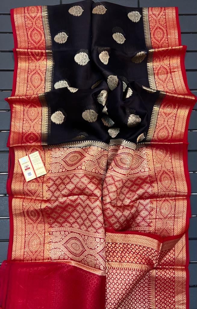 Banarasi  Organza Sarees , Wedding Sarees , Party Wear Sarees , FREE  DELIVERY
