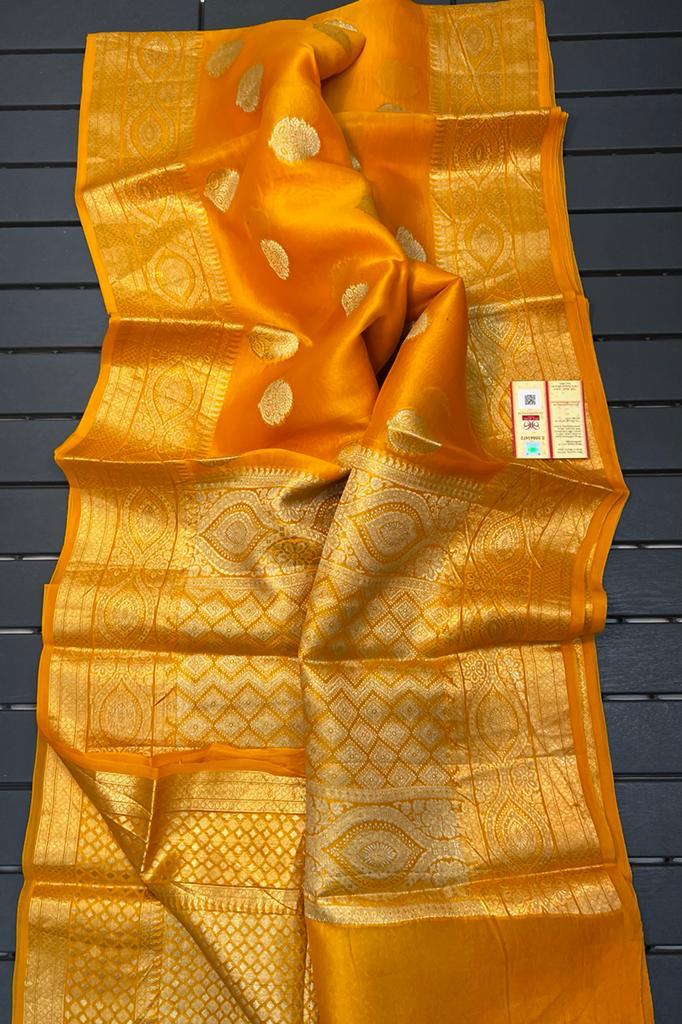 Banarasi  Organza Sarees , Wedding Sarees , Party Wear Sarees , FREE  DELIVERY
