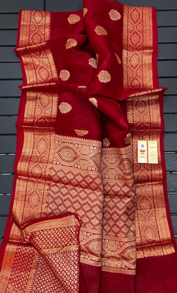 Banarasi  Organza Sarees , Wedding Sarees , Party Wear Sarees , FREE  DELIVERY