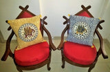 Bedroom Cushion Cover Set , 16 inches x 16 inches , Set of 2 Cushion Covers  FREE  DELIVERY