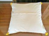 Floral Cushion Covers , White Decorative Cushions , 16 inches x 16 inches , Set of 2 Cushion Covers  FREE DELIVERY