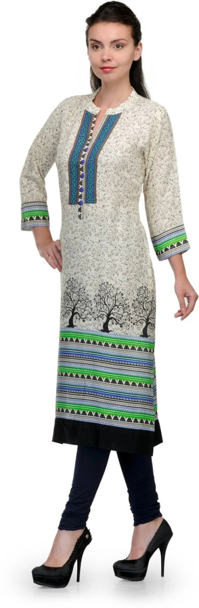 XS  Size  Printed  Kurta  for Women  , Chest - 36 Inches , FREE DELIVERY