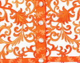 Ladies Orange Embroidered Viscose Kurta  , FREE  DELIVERY