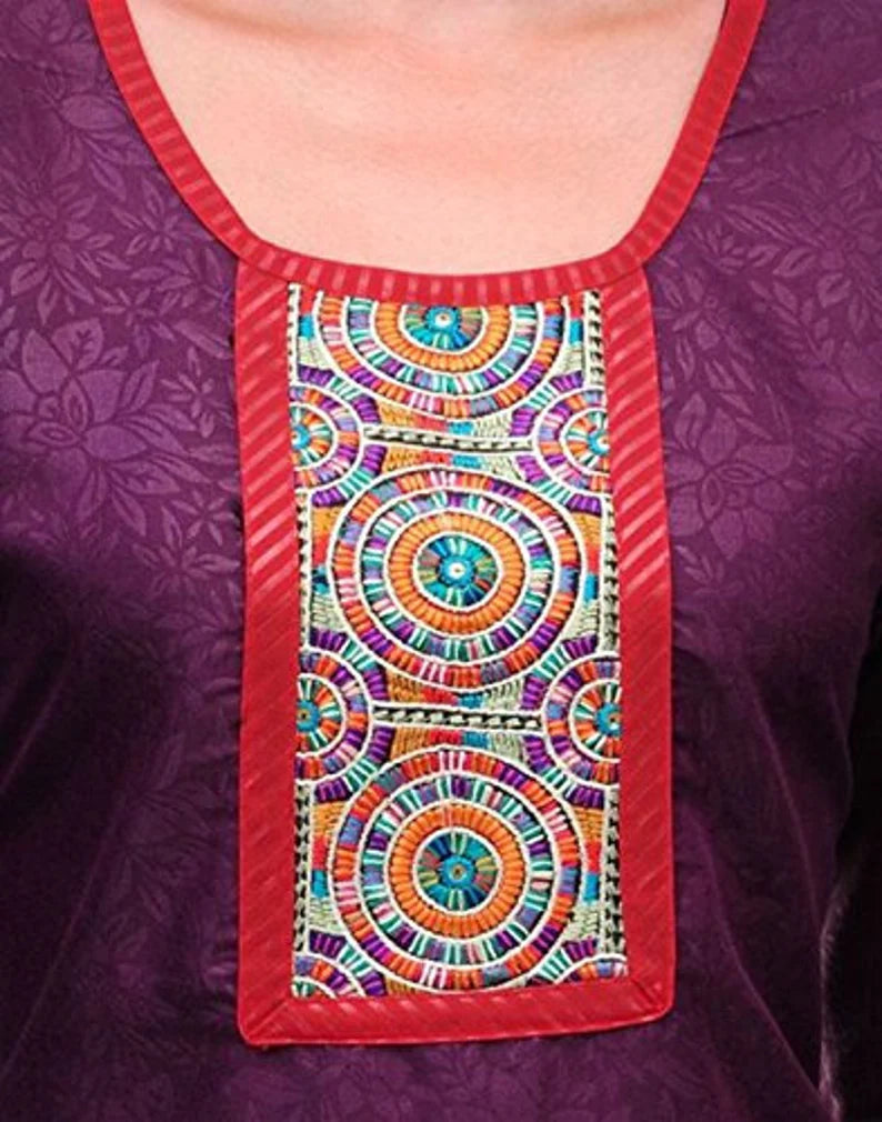 Purple spun winter wear kurti for women, Chest 40 Inches  , FREE  DELIVERY