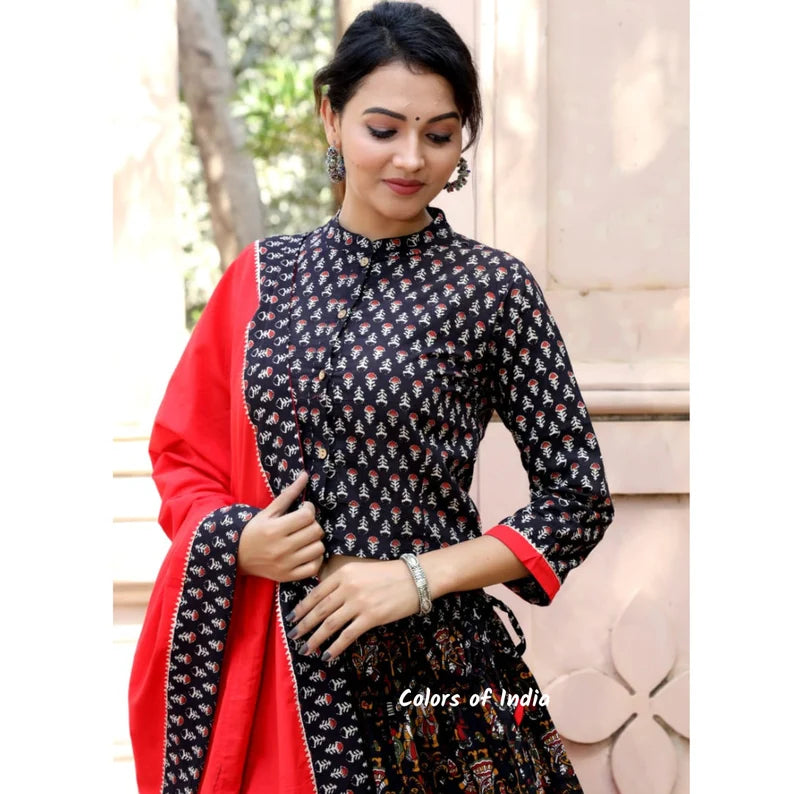 Cotton Chaniya  Choli for Women , FREE  DELIVERY