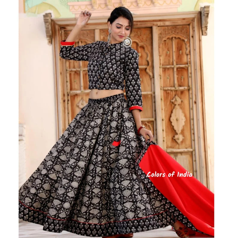 Cotton Chaniya  Choli for Women , FREE  DELIVERY