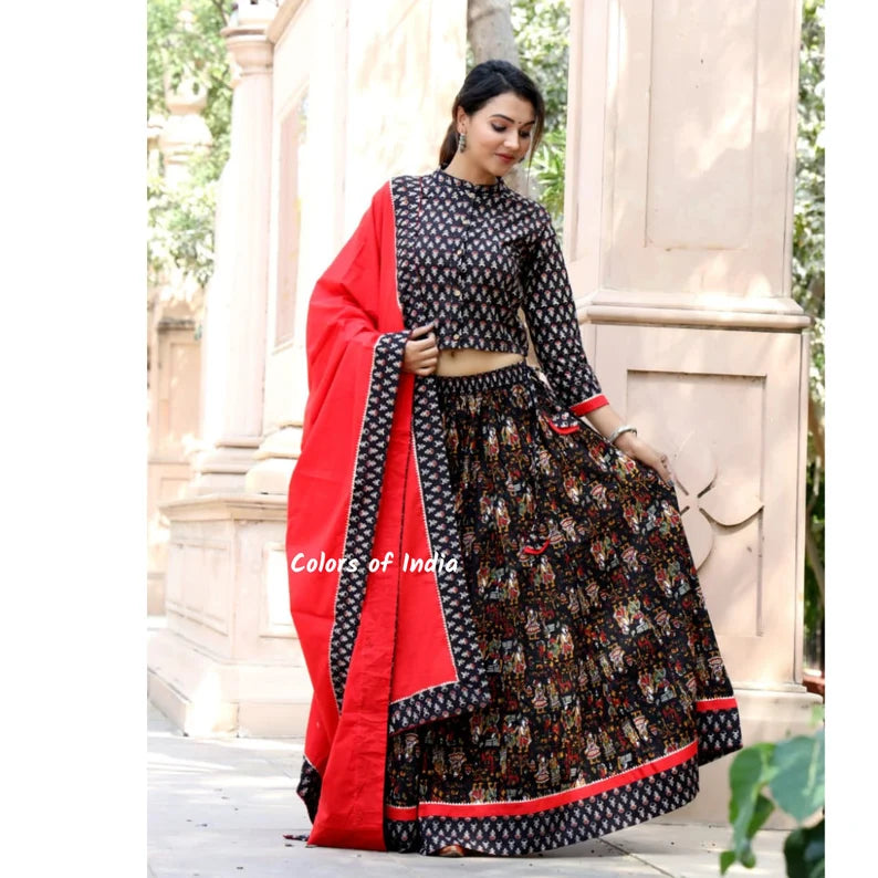 Cotton Chaniya  Choli for Women , FREE  DELIVERY