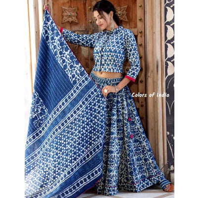 Cotton Lehenga for Women  , FREE  DELIVERY